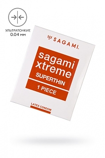 Презерватив Sagami xtreme superthin латексный — 1 штука