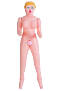 Кукла надувная Olivia, кибер вставка: вагина - анус, 3 отверстия (рост — 160 см)