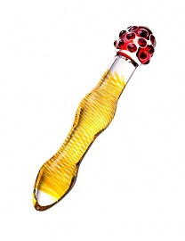 Стеклянный фаллоимитатор Sexus Glass (длина — 18,5 см, диаметр — 3,0 см)