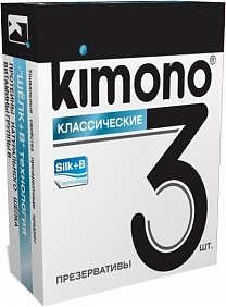 Презервативы Kimono классические — 3 штуки