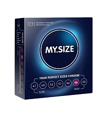 Презервативы MY.SIZE — 3 штуки (ширина 64 мм)