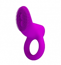 Кольцо эрекционное с вибрацией COBRA фиолетовое