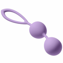 Вагинальные шарики фиолетовые Love Story Diaries of a Geisha Sky (длина – 16,5 см, диаметр – 3 см)
