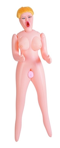 Кукла надувная Hannah, кибер вставка: вагина - анус, 3 отверстия (рост — 160 см)