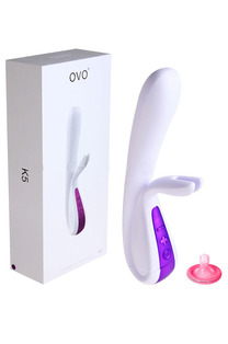Вибратор OVO Rabbit K5 — 5 режимов вибрации (длина — 21,0 см, диаметр — 3,5 см)