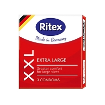 Презервативы Ritex XXL увеличенного размера — 3 штуки