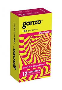 Презервативы Ganzo Extase анатомические — 12 штук