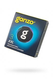 Презервативы Ganzo XXL увеличенные — 3 штуки
