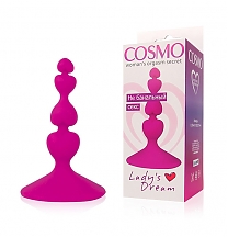 Елочка анальная Cosmo Lady’s Dream (длина — 8,0 см, максимальный диаметр — 2,1 см)