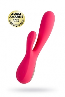 Вибратор Satisfyer Mono Flex розовый — 10 режимов вибрации (длина — 20,4 см, диаметр — 4,0 см)