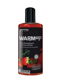 Съедобное разогревающее массажное масло WARMup со вкусом клубники (150 мл)
