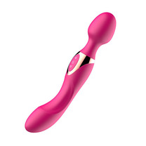 Вибромассажер Passion Love для принудительного оргазма розовый —  10 режимов вибрации (длина — 22,5 см)