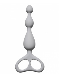Анальная цепочка Ultimate Beads серая (длина — 17,0 см, диаметр — 3,0 см)