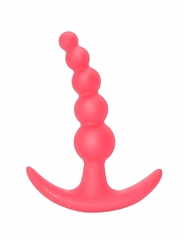 Анальная пробка Bubbles Anal Plug Pink (длина — 11,5 см, диаметр — 2,6 см)