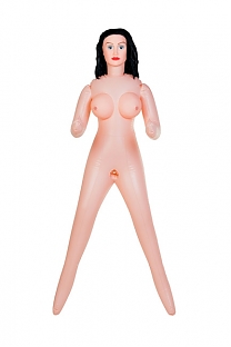 Кукла надувная Dolls-X Premium  с кибер-вставкой (вагина-анус) — модель 019