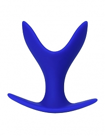 Анальный эспандер ToDo Bloom синий (длина — 8,5 см, диаметр — 4,5 см)