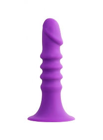 Анальный фаллоимитатор A-Toys Drilly фиолетовый (длина — 14,0 см, диаметр — 3,0 см)