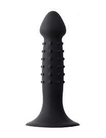 Анальный фаллоимитатор A-Toys Spikn черный (длина — 14,0 см, диаметр — 3,1 см)