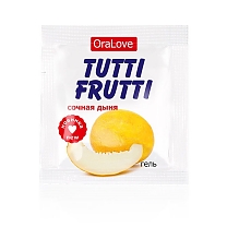 Лубрикант сладкий Titti-Frutti с ароматом спелой дыни (4 гр)