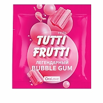 Интимный гель TUTTI-FRUTTI BUBBLE GUM 4 г