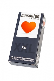 Презервативы Masculan, classic 4, XXL, увеличенного размера, 20 см, 5,3 см, 10 шт.