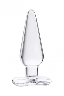 Анальная втулка стеклянная Sexus Glass (длина — 11,5 см, диаметр — 3,5 см)