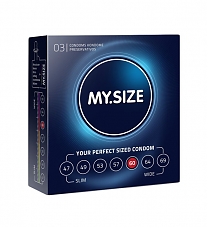 Презервативы MY.SIZE — 3 штуки (ширина 60 мм)