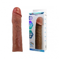 Насадка-удлинитель Pretty Love Derek (длина - 21,5 см, диаметр - 4,8 см)