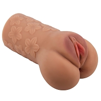 Мастурбатор реалистичный, коричневый
