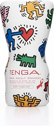 Мастурбатор Tenga Keith Haring Soft Case Cup