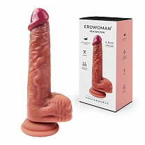 Фаллоимитатор реалистичный на присоске (длина — 20 см, диаметр — 3,5 см)