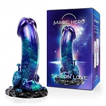 Фаллоимитатор MAGIC HERO на присоске (длина — 19,0 см, диаметр — 5,0 см)