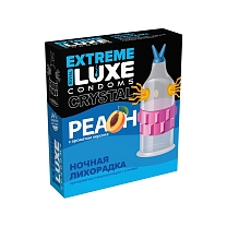 Презерватив Luxe «Ночная лихорадка» с усиками и ароматом персика