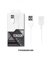 Удлинитель USB-провода 1м (белый)