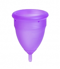 Гигиеническая менструальная чаша Eromantica фиолетовая (L)