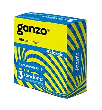 Презервативы Ganzo Classic классические — 3 штуки