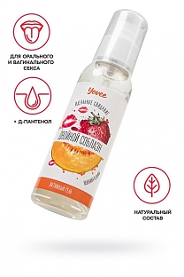 Гель-смазка Yovee «Двойной соблазн» с Д-Пантенолом и вкусом клубники и дыни (100 мл)