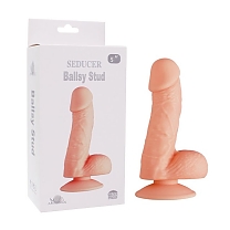 Фаллоимитатор Seducer Ballsy Stud телесный (длина — 16,5 см, диаметр — 4,0 см)