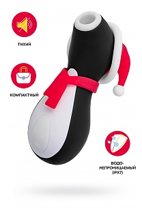 Вакуум-волновой бесконтактный стимулятор клитора Satisfyer Pro Penguin Holiday Edition — 11 режимов стимуляции