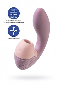 Вибратор Satisfyer Supernova с вакуум-волновым бесконтактным стимулятором — 11 режимов стимуляции и 10 режимов вибрации