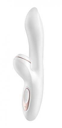 Вибратор Satisfyer Pro+ G-Spot с вакуумно-волновым стимулятором белый (длина - 22 см, диаметр - 2,8 см)