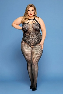Костюм-сетка Candy Girl Hera, черный (2XL)