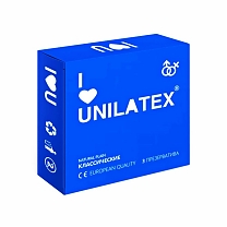 Презервативы Unilatex Natural Plain классические — 3 штуки