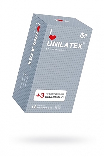 Презервативы Unilatex Dotted с точечной поверхностью — 12 штуки