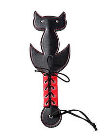 Хлопалка «Черная кошка» с красной ручкой (общая длина — 32,0 см)