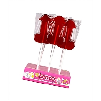 Карамель леденцовая Lenco «Мистер БОБ» со вкусом клубники (40 гр)