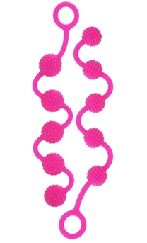 Набор анальных цепочек Posh «O» Beads (длина — 25,5 см, максимальный диаметр — 2,5 см)