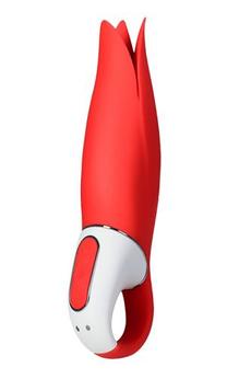 Вибромассажер Satisfyer Vibes Power Flower — 12 режимов вибрации (длина — 18,8 см, диаметр — 4,4 см)
