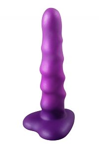 Нереалистичный фаллоимитатор Unicorn Flow Purple (длина — 15,5 см, диаметр — 3,5 см)