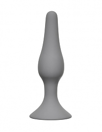 Анальная пробка Slim Anal Plug Small серая (длина — 10,5 см, диаметр — 2,5 см)